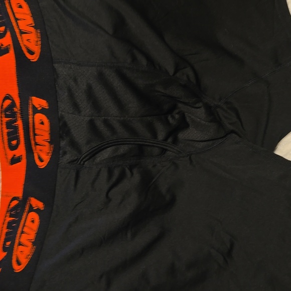 AND1 Men's Light Gray Boxer Briefs with Black and Orange Waistband 5 Pair - Picture 4 of 6